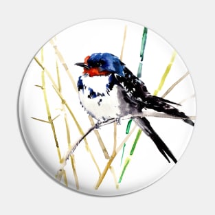 American Swallow Bird Pin