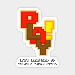 Pixel Play 1985 - Plumber Colors Magnet