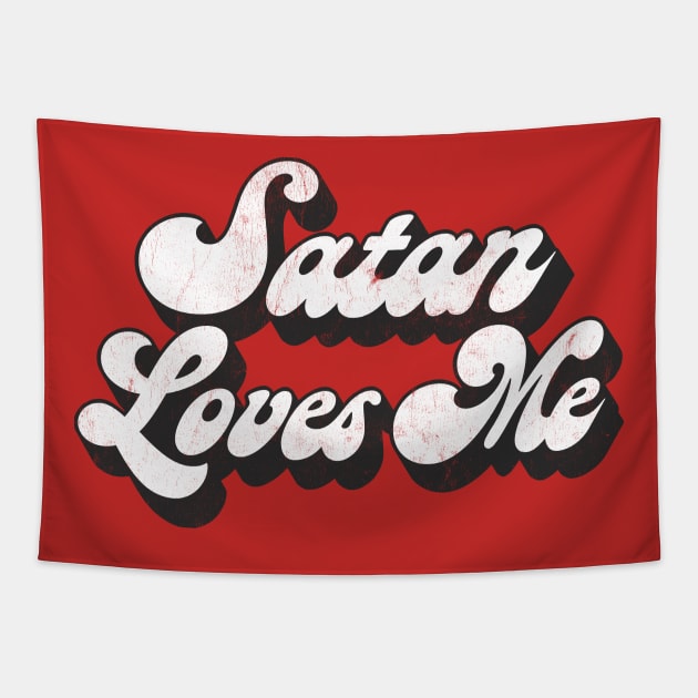 Satan Loves Me Tapestry by DankFutura
