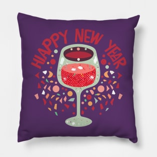 Happy New Year Pillow