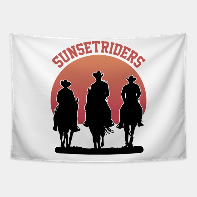 Sunsetriders Tapestry by Dojaja