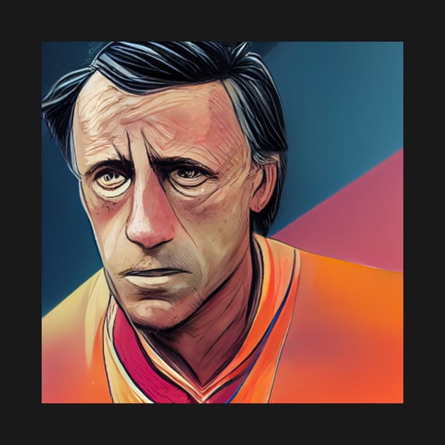 Johan Cruyff | Comics style by ComicsFactory