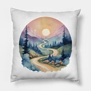 Path of memories Pillow