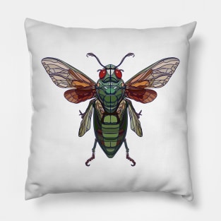 Cicada drawing Pillow