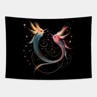 Oarfish Couple Valentine Tapestry