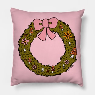 Mushroom Wreath Pillow