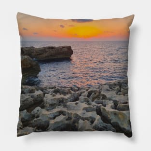 Sunset Sea Horizon Pillow