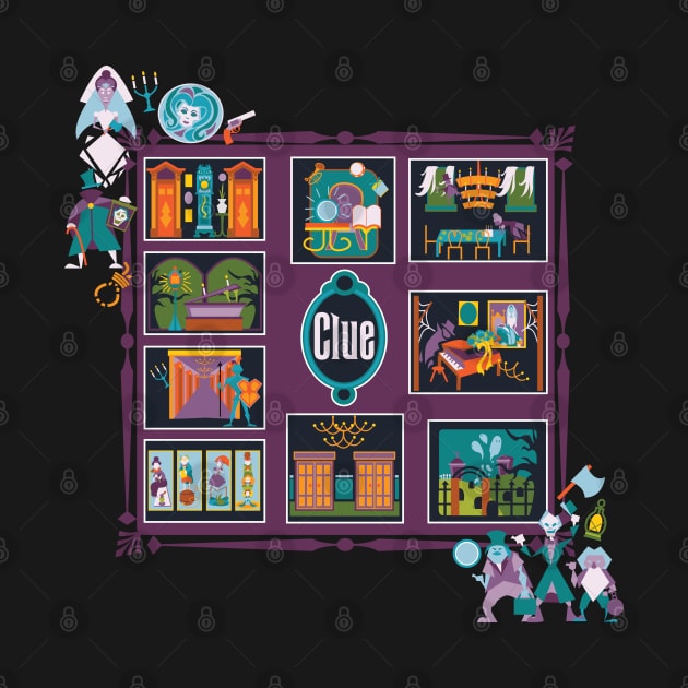 Haunted Mansion Clue by SurefootDesigns