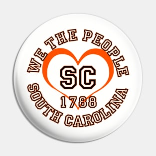 Show your South Carolina pride: South Carolina gifts and merchandise Pin