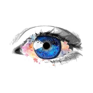 Beautifully drawn blue eye art T-Shirt