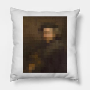 pixel rembrandt Pillow