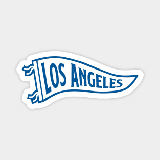 Los Angeles Pennant - Blue Magnet