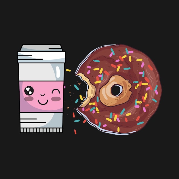 Coffee and Dounts , Best couple by Hadjer Design