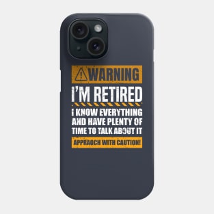 Retirement Design For Men Women Retiree Retired Retirement Phone Case