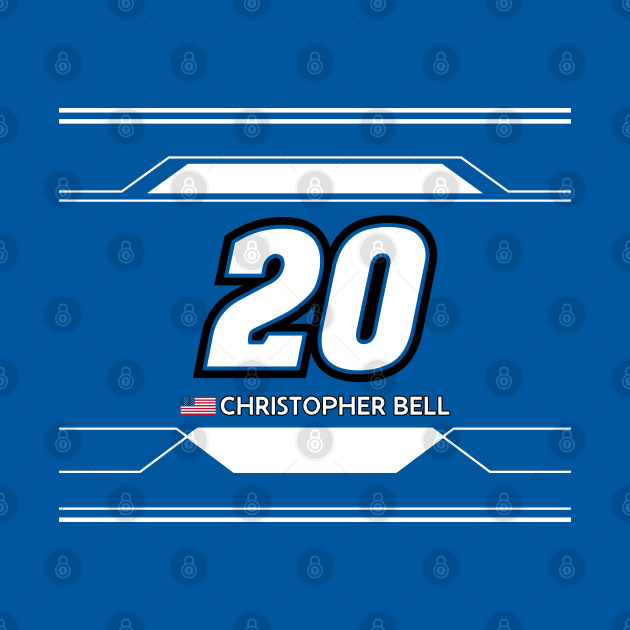 Christopher Bell #20 2023 NASCAR Design by AR Designs 