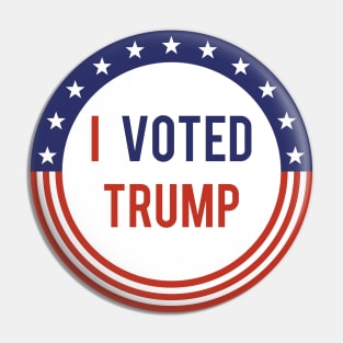 I Voted Trump Pin