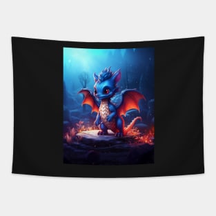 Dragona - Future Fire Dragon King Tapestry