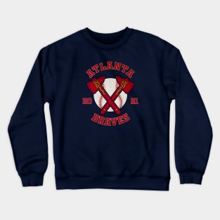 Teeshirtpalace Braves Baseball Vintage Sports Logo Sweatshirt