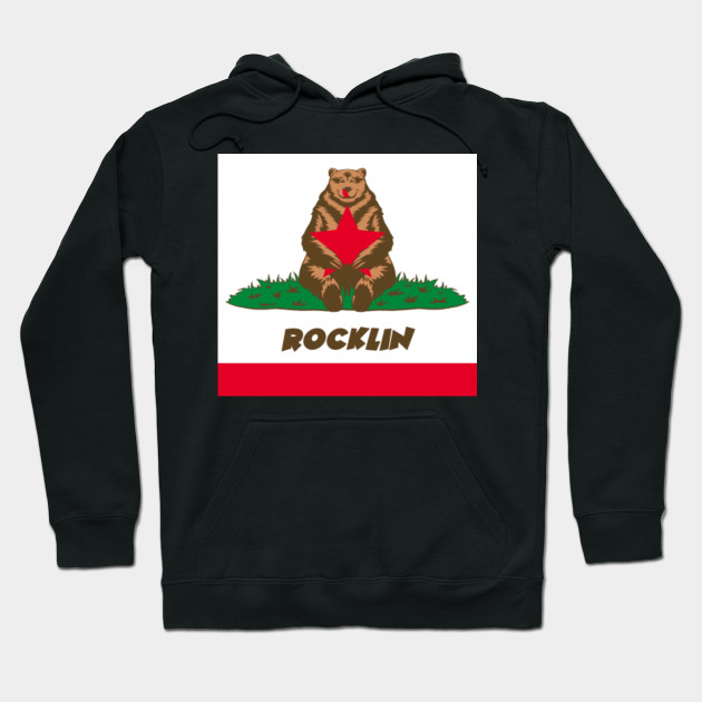 Rocklin California T Shirt City Souvenir Us State Silhouette Retro