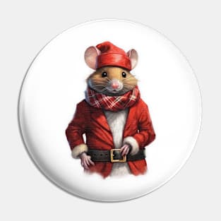 Santa Mouse Pin