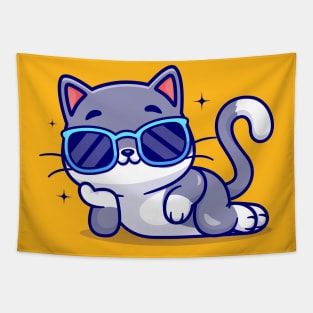 summer kitty Tapestry