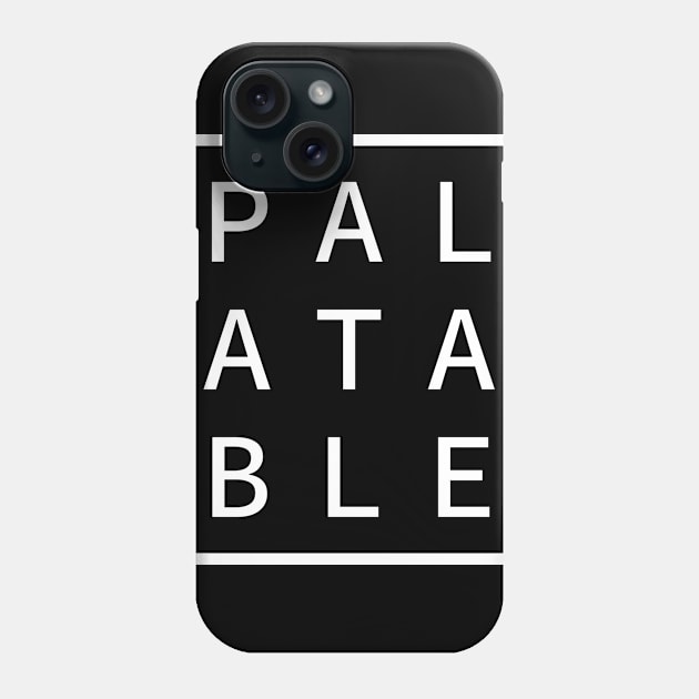 PALATABLE Define Me Word Simple Classic Square Box Phone Case by porcodiseno