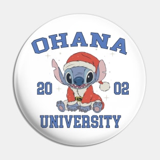 Ohana means family - Christmas Stitch Pin