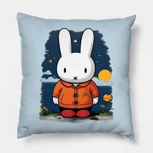 miffy is sad Pillow