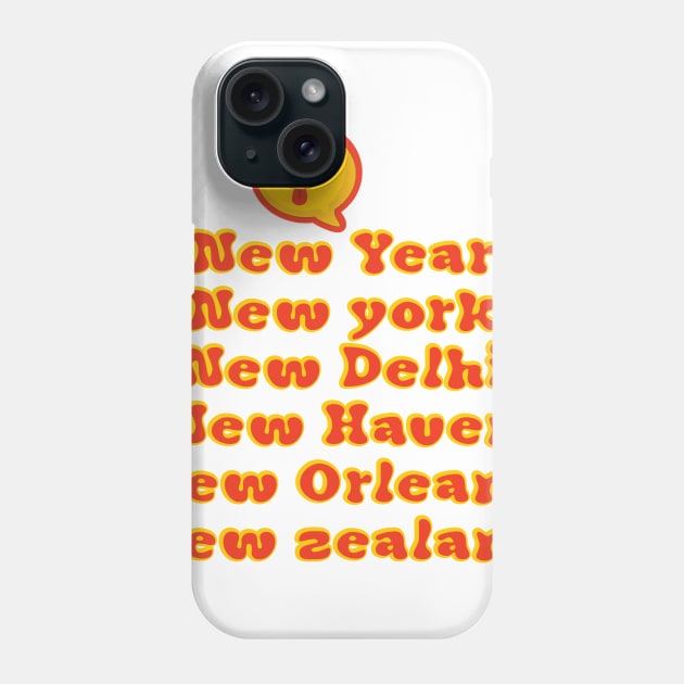 New Year Joke 2019 Phone Case by HozDes