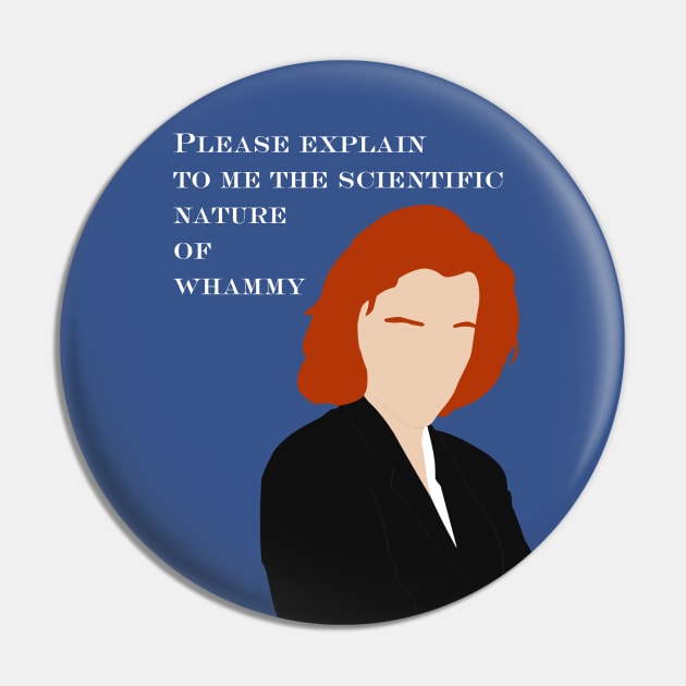 X-Files - Scully Pin by OutlineArt