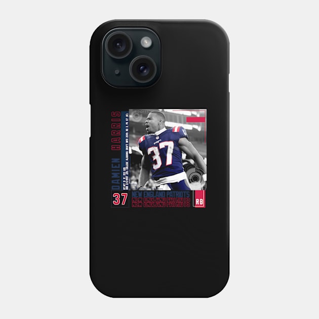 Damien Harris Paper Phone Case by binchudala