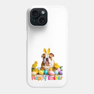 Happy Easter English Bulldog Bunny Phone Case