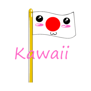 Kawaii Japanese Flag V2 T-Shirt