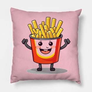 kawaii french fries T-Shirt cute potatofood Pillow