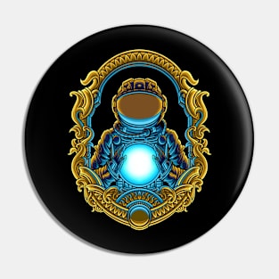 astronaut and the lighting ball Pin