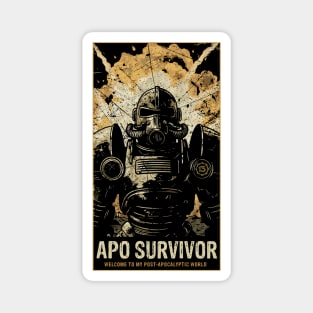 Apo Survivor, Welcome to My Post Apocalyptic World Magnet