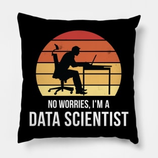 No Worries i'm a data scientist Pillow