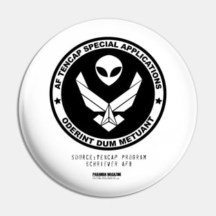 The Secret Patch Collection - TENCAP Black Projects Pin