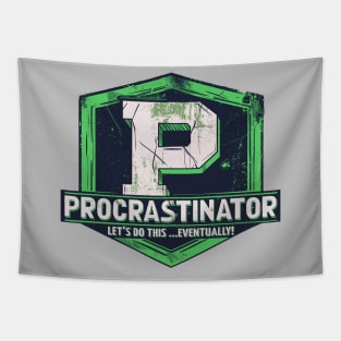Procrastinator - The Procrastinating Superhero Tapestry