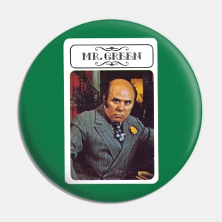 Mr Green - Clue Murder Suspect Card! T-Shirt Pin