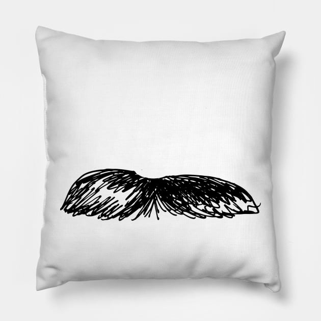 Moustache Pillow by SWON Design