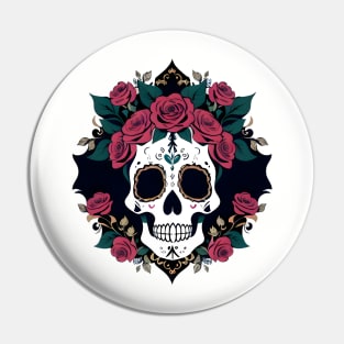 Day of the Dead Skull 08 Pin