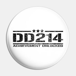 DD-214 Achievement Unlocked Pin