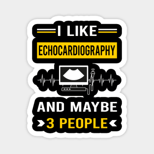 3 People Echocardiography Echocardiographer Echocardiogram Ultrasound Magnet