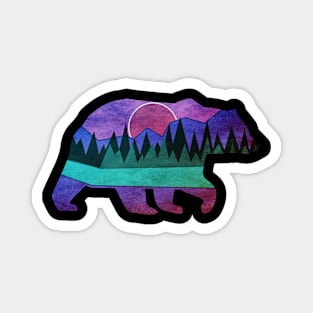 Bear silhuette Magnet