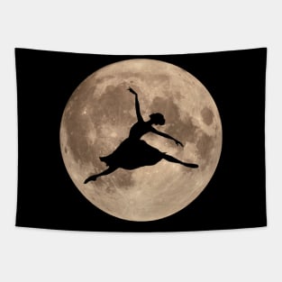 Full Moon Ballerina Tapestry