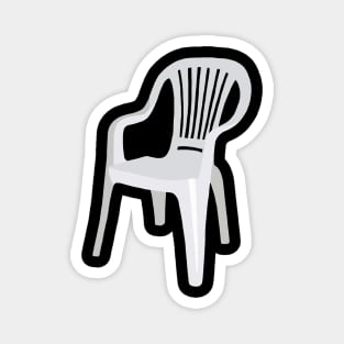 White Chair Magnet