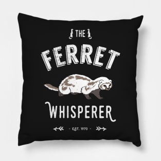 Ferret Whisperer Pillow