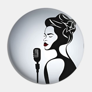 Jazz Singer Pin