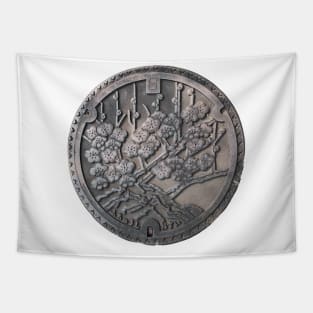 Japanese Manhole Tapestry